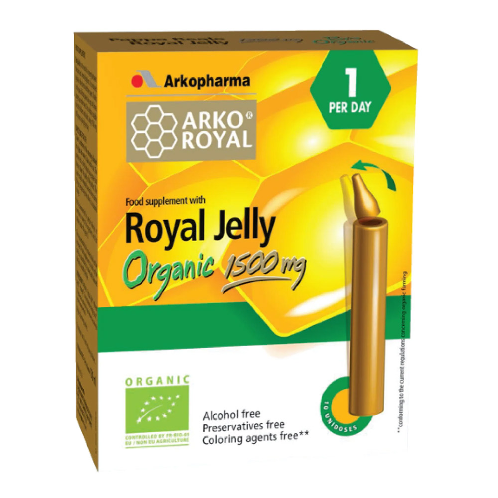Arko Royal - 1500mg Royal Jelly Organic Vials