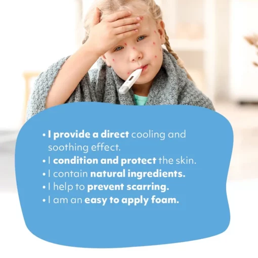 Kidsner Cooling Foam - for Children with Chickenpox - Image 3