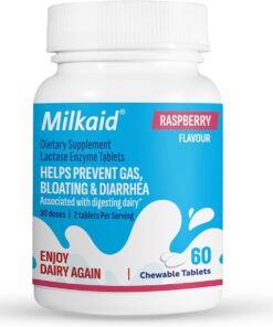 Milkaid Tablets 60 Raspberry